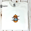 Jason Voorhees Embroidered Crewneck, Halloween Sweatshirt, Horror friends Embroidered Hoodie