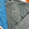 Cowboy Skeletons Shirt — Embroidered Halloween Sweatshirt