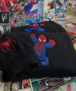 Embroidered sweatshirt Spider-Man 2099 Minifigure, spider man…