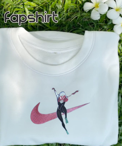 Spider-Gwen Embroidered Shirt