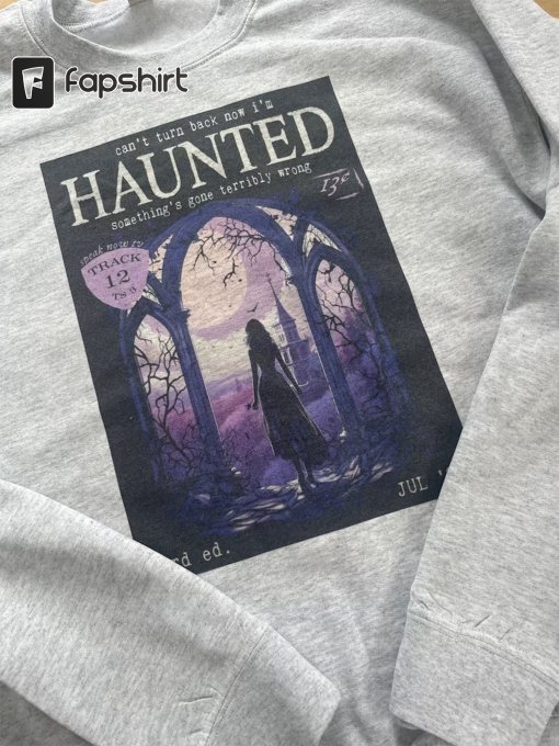 Haunted TS lyric sweatshirt | speak now Taylor swift lyric sweater | Retro magazine style