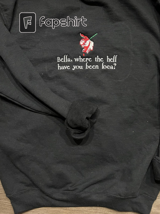 Werewolf “Where The Hell Have You Been Loca?” Embroidered Sweatshirt