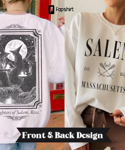 Salem Witch Shirt Halloween Sweat Salem Massachusetts…