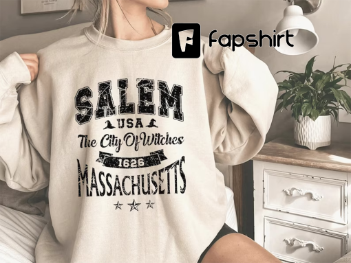 Salem Massachusetts Shirt, Sanderson Sisters, Halloween Witch Shirt, Salem The City Of Witches Massachusetts Vintage, Halloween Shirt