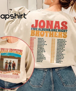 Vintage Jonas Brothers 2023 Tour T-Shirt, Five…