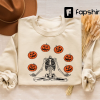 Halloween Dog Cartoon Embroidered Sweater | Cute Embroidered Sweatshirt