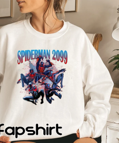 Spider-Man 2099 T-Shirt Miguel O’Hara Design, Across…