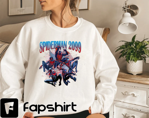 Spider-Man 2099 T-Shirt Miguel O’Hara Design, Across The Spider Verse 2023