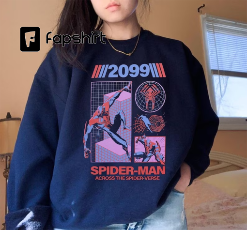 Spider-man 2099 Shirt, Retro Miguel O’Hara Shirt, I Love My Boyfriend Shirt, Spiderman Across the Spider Verse Shirt, Spider Punk Shirt