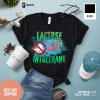 Lactose Intolerant Shirt, Funny Meme Shirt, Badly Drawn Graphic TShirt Offensive, Funny Gift, Cow Shirt Sarcastic Tee, Ironic Shirt, UNISEX