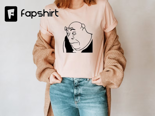 Funny Meme Face Shirt, Twitter Memes Shirts, Swamp Shirt, Ogre Lover Gifts, Shreks Shirts, Parody Shirt, Gag Gift, Ironic Shirt, Joke Gift