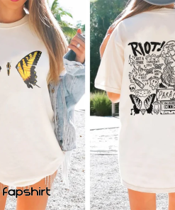 Vintage Paramore Tattoo Shirt, Paramore Band 2…