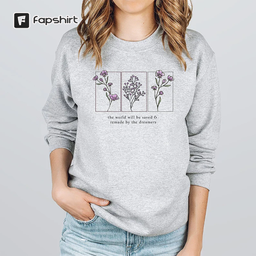 SJM, Original Design, Throne Of Glass Flower Aelin Quote sweatshirt, The Thirteen Sweatshirt, Throne Of Glass sweater, iprintasty