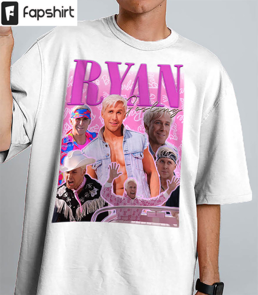 Ryan Gosling Vintage Shirt, Vintage Barbies Crewneck Short Sleeve