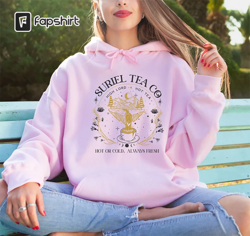 Suriel Tea CO Hoodie, Acotar Hoodie, Sarah J Maas Bookish Hoodie, A Court Of Thorns And Roses, Acotar Velaris Sweater, Sarah J Maas Hoodie