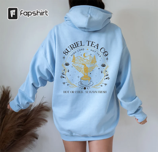 Suriel Tea CO Hoodie, Acotar Hoodie, Sarah J Maas Bookish Hoodie, A Court Of Thorns And Roses, Acotar Velaris Sweater, Sarah J Maas Hoodie