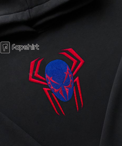 Spiderman 2099 Embroidered Hoodie Sweatshirt T-shirt Miguel…