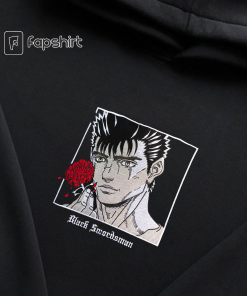 Embroidery Berserk T-shirt Sweatshirt Hoodie The Black…