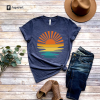 Happiness Comes in Waves Tee, Summer Graphic Tee, BeachT-shirt, Boho Tee, Vintage Inspired Cotton T-shirt, Unisex Tee, Comfort Colors Tee