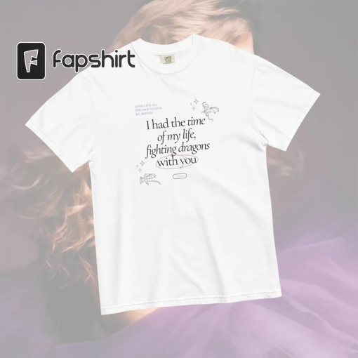 Fighting Dragons With You Tee | Long Live Taylor Swift Tshirt | Eras | Speak Now (taylor’s version)