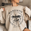 Basgiath War College Double-side Sweatshirt, Fourth Wing Sweater, Fly or Die, Fourth Wing Riders Quadrant, Violet Sorrengail, Bookish Hoodie