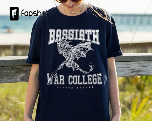 Basgiath War College Shirt | Fourth Wing Shirt Dragon Rider Violet Sorrengail Xaden Riorson Fantasy Bookish The Empyrean Series Booktok