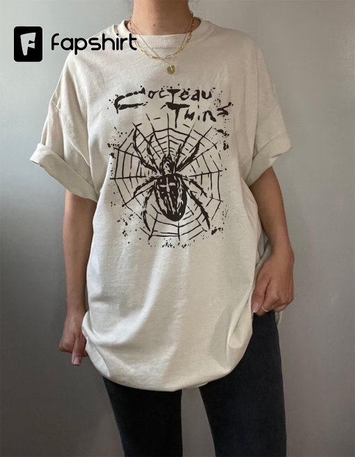 Cocteau Twins Spider web shirt, Cocteau Twins retro shirt