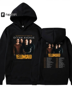 Yellowcard 2023 Tour Rock Music Shirt