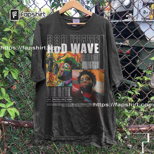 Vintage Bootleg Inspired Tee | Graphic Unisex Tee | Rod Wave Vintage T-Shirt , Rod Wave Beautiful Mind Shirt