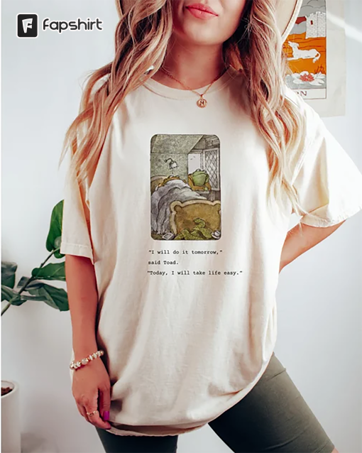 Frog and Toad Shirt, Cottagecore Shirt, Cute Frog Shirt, Frog Lover Gift Shirt, Meme Shirt, Mushroom Shirt, Man I Love Frogs Shirt