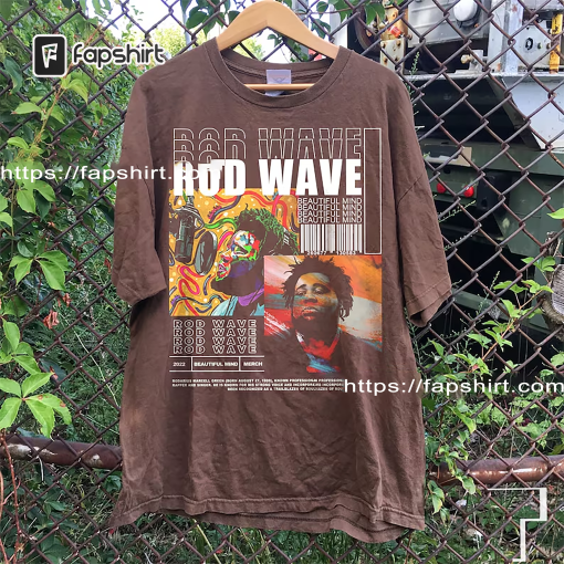 Vintage Bootleg Inspired Tee | Graphic Unisex Tee | Rod Wave Vintage T-Shirt , Rod Wave Beautiful Mind Shirt