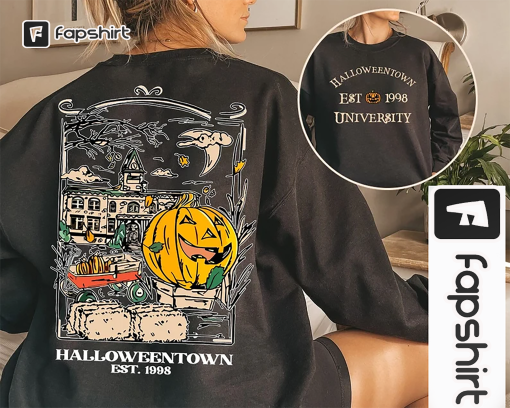 HalloweenTown 1998 Sweatshirt, Disney Halloween Hoodie, 2023 Halloween Party Sweatshirt, Halloween Town Fall Hoodie, Pumpkin Sweatshirts