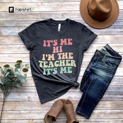 Matching Teacher Shirts, Teacher Shirt | Kindergarten Teacher Shirt | Teacher Gift | It’s Me Hi I’m The Teacher It’s Me