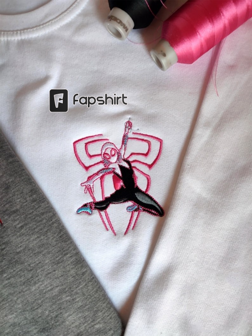 Spider-Man Couple Embroidered Shirt