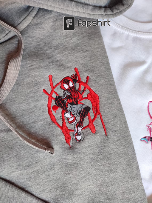 Spider-Man Couple Embroidered Shirt