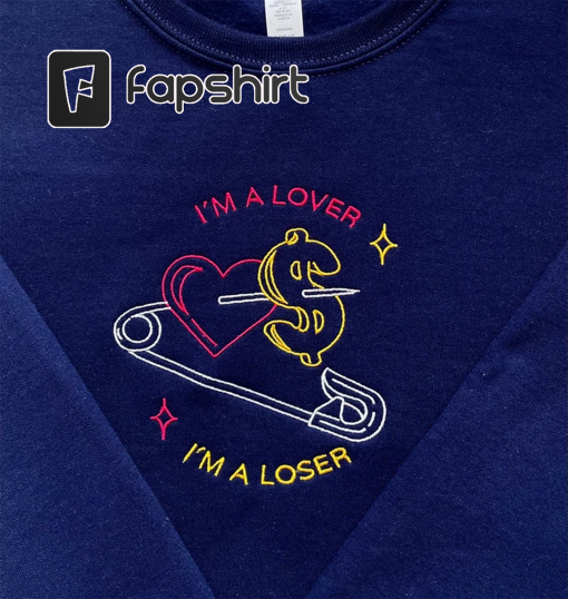 Loser=Lover – embroidered sweatshirt