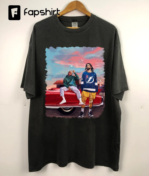 Vintage J Cole & Kendrick Lamar Shirt, Cole World Shirt, TDE Shirt, Concert Shirt, Hip Hop Rap Shirt, J.Cole Merch Shirt, J Cole Shirt