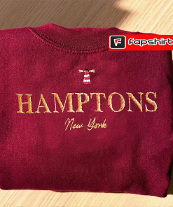 Hamptons vintage sweatshirt, embroidered crewneck, cute New…