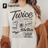 Twice Ready To Be Tour 2023 T-shirt, Twice 5th World Tour Shirt, Twice Kpop Shirt, Twice Jihyo, Nayeon, Momo, Sana, Mina, Tzuyu, Kpop Tee