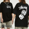 Stussy T-Shirt 2 Sides, Stüssy 8 Ball Sweatshirt, Stussy Hoodie, Clothing Y2K 90s 70s Fairy grunge aesthetic Hoodie, Gift for Her,Him