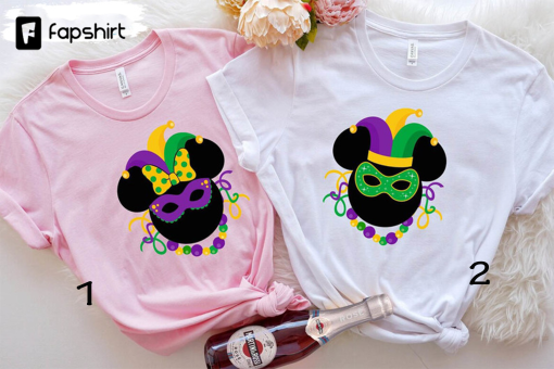 Disney Mardi Gras Carnival Party Shirt, Mardi Gras Beads Unisex Hoodie Crewneck