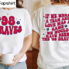 98 Braves Song Shirt, Morgan Wallen Crewneck Unisex T-shirt