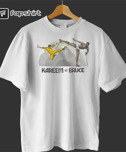 Kareem vs Bruce Lee Shirt, Kareem Abdul…