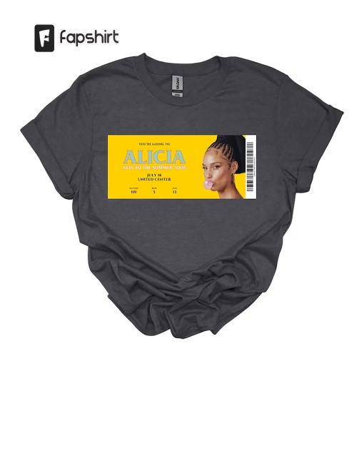 Alicia Keys Music Shirt World Tour 2023 T-Shirt, Alicia Keys Summer Tour 2023 Shirt, Alicia Keys Fan, Alicia Keys Shirt, Alicia Keys Tee