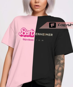 Oppenheimer Movie Sweatshirt, Pink Black T-shirt, Funny…