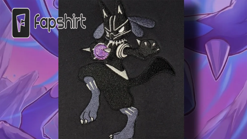 Lucario “Aura Sphere” High Quality Embroidered Hoodie, Anime Lover Japanese Streetwear