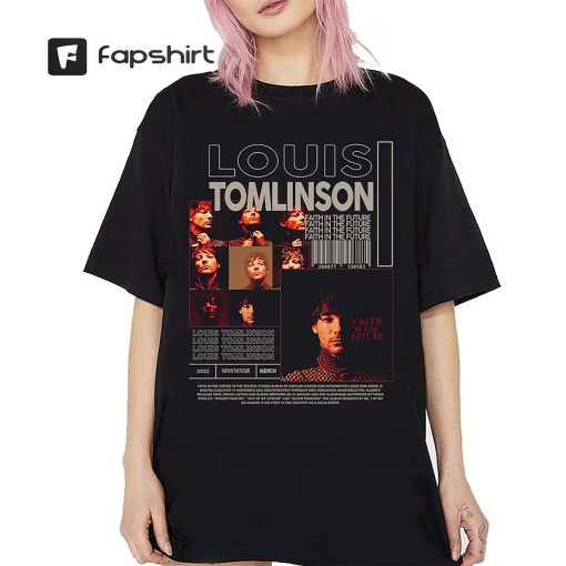 Louis Tomlinson Vintage T-Shirt, Louis Tomlinson Faith In The Future, Louis Tomlinson Merch, Retro 90s Gift For Fan, Comfort Colors Tee