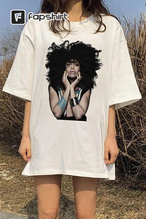 Erykah Retro Shirt , Erykah Badu Graphic shirt,Erykah Badu Shirt, Sweatshirt Hoodie Unisex, Gift for Fan unisex tshirt