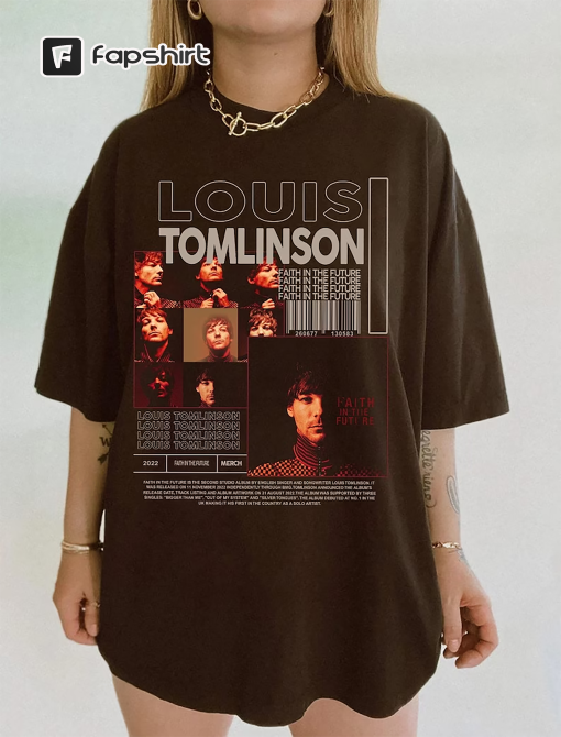 Louis Tomlinson Vintage T-Shirt, Louis Tomlinson Faith In The Future, Louis Tomlinson Merch, Retro 90s Gift For Fan, Comfort Colors Tee