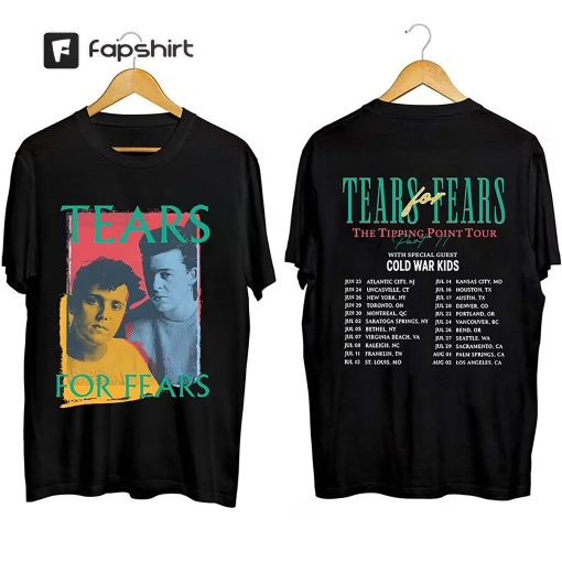 Tears for Fears The Tipping Point Tour 2023 Shirt, Tears for Fears Band Shirt, Tears for Fears Tipping Point Concert Shirt 2023